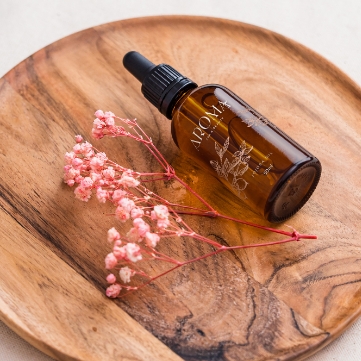 Amber Dropper Bottle Aroma