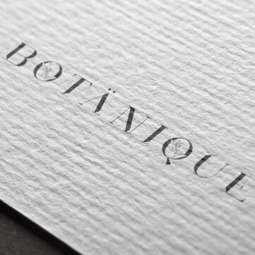 Botanique Printed on texture