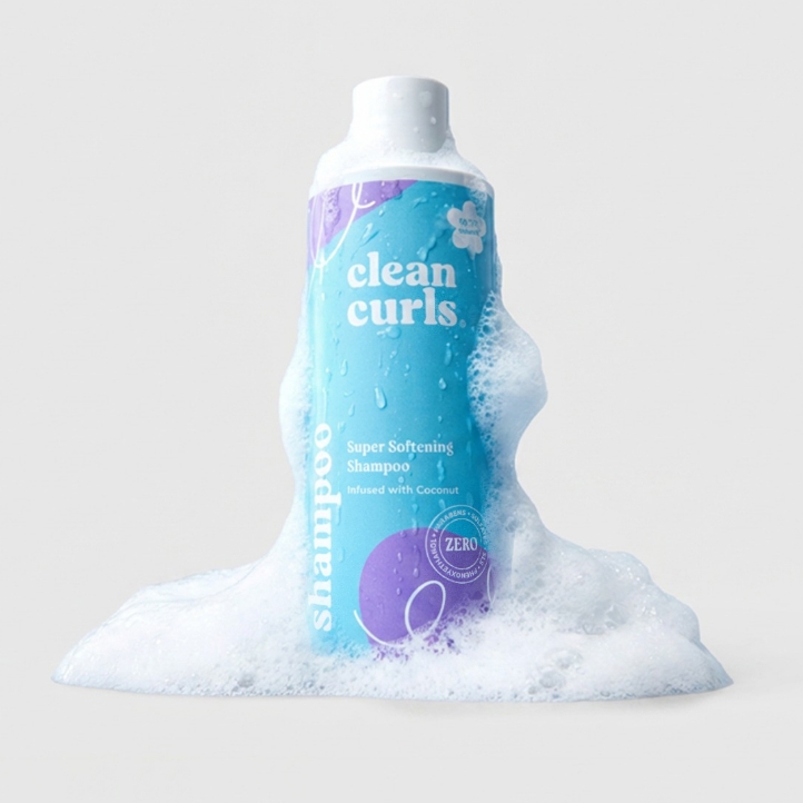 Clean Curls Shampoo image foam