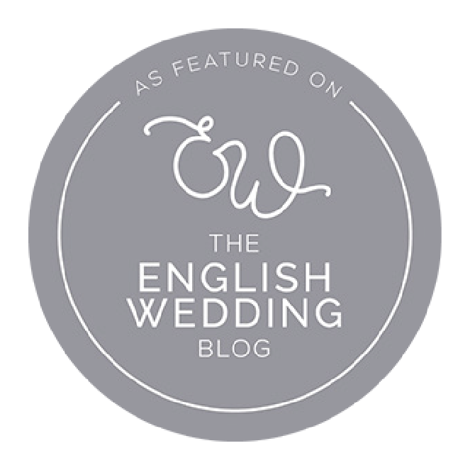 Featured logos English wedding blog Grey