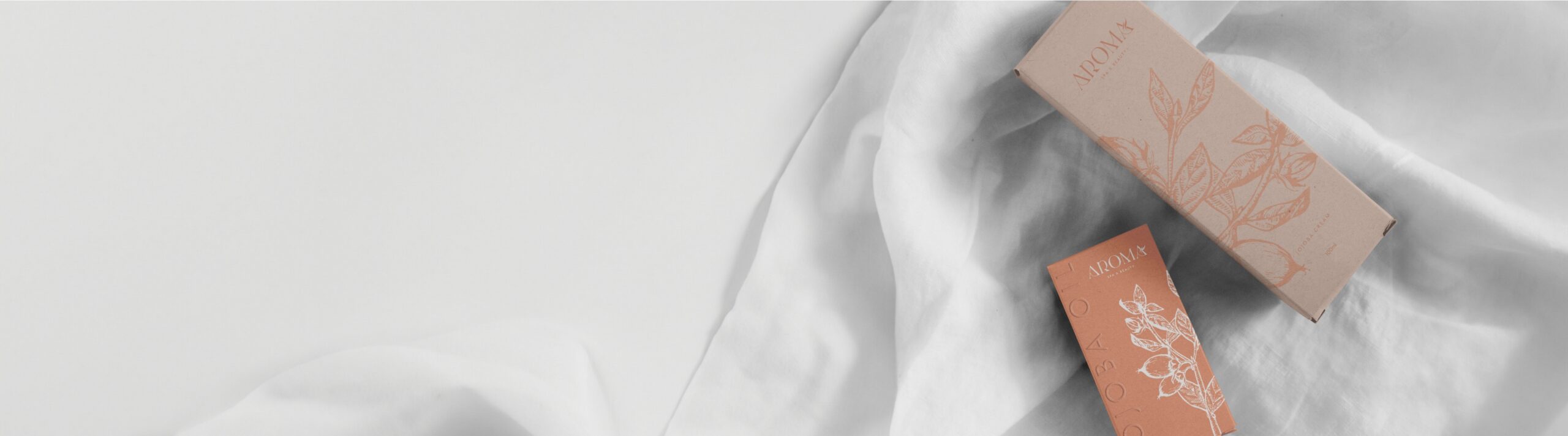 Rotating banner Aroma Spa & Beauty Packaging design