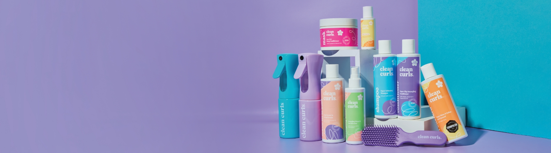 Hair Care Packaging & Brand Design for Clean Curls